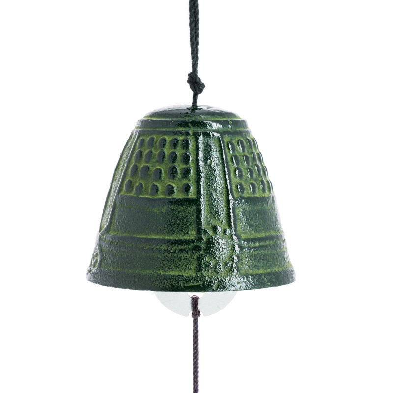 Iwachu Furin Feng Shui Bell 4,5 cm Green