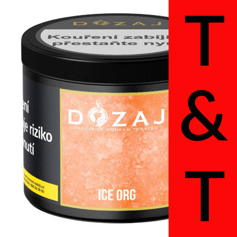 Hookah Tobacco Dozaj Gold Ice Org 200 g