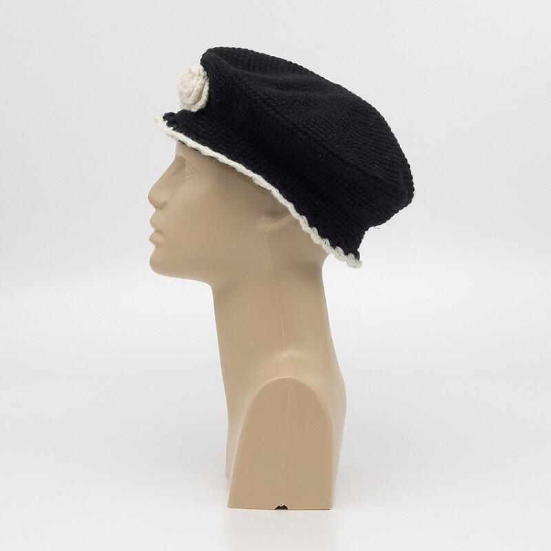 Hat Ladies' Teresa Black and White