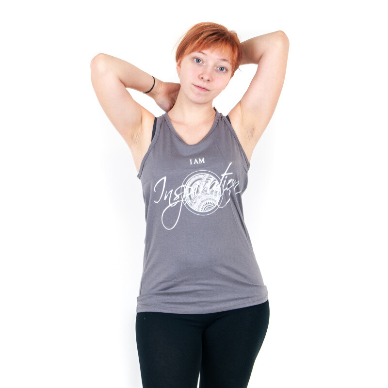Tank Top Women´s INSPIRATION L Grey