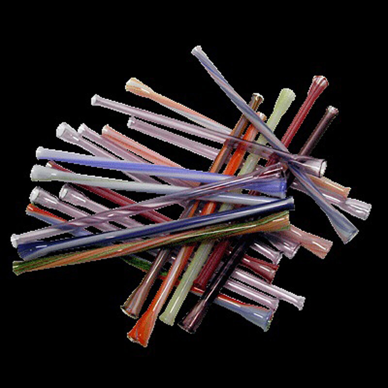 Glass Pipe Coloured Kush 14 cm