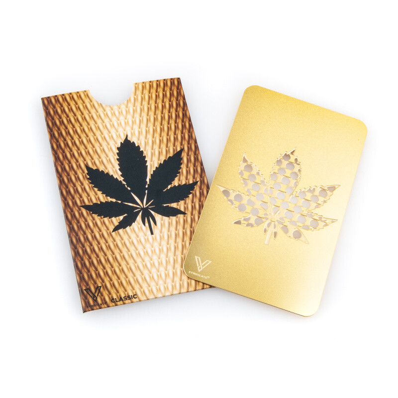 Grinder Credit Card Leaf Gold