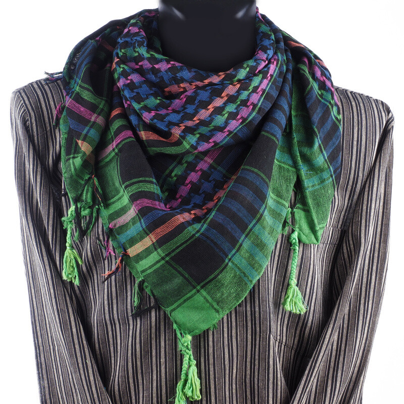 Headscarf Palestine Arafat Green 03