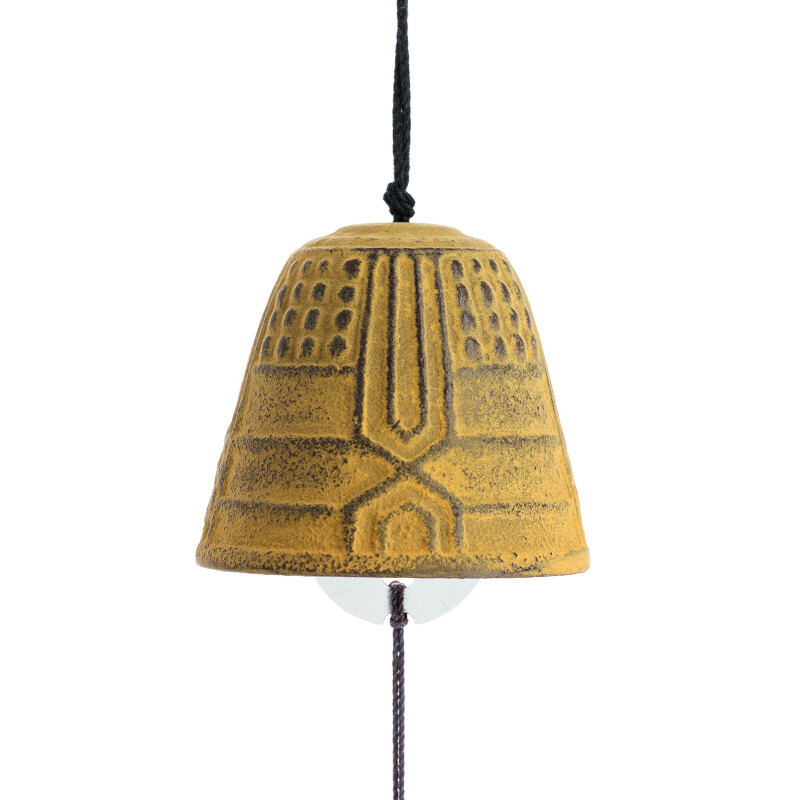 Iwachu Furin Feng Shui Bell 4,5 cm Yellow