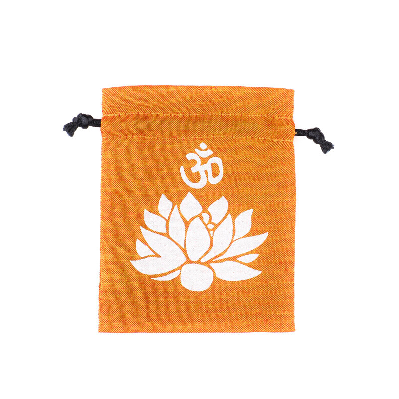 Gift Bag Om Lotus 8 x 11 cm Orange