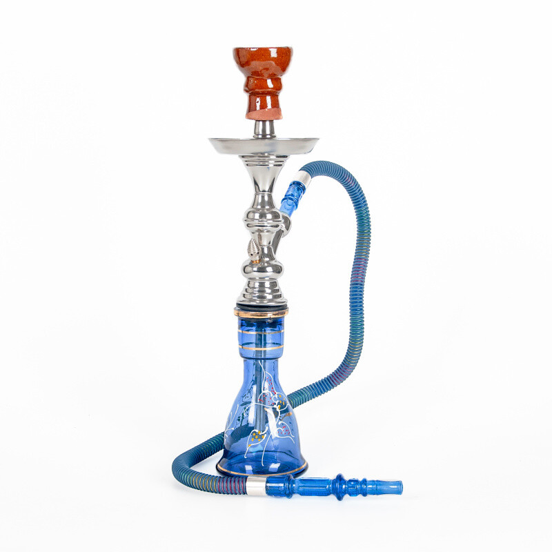 Hookah Top Mark Eset Painted 18/1 Blue