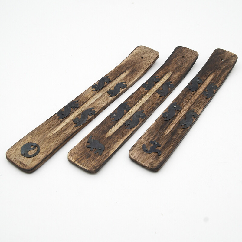 Incense Stick Holder - Ski Metal Decorations