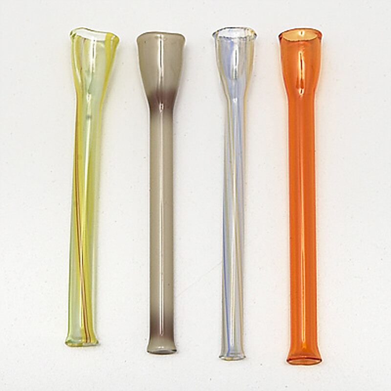 Glass Pipe Coloured Quill 7 cm