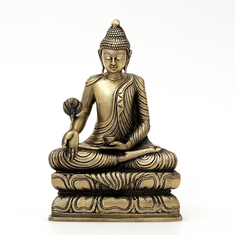 Statuette Metal Buddha 29 cm