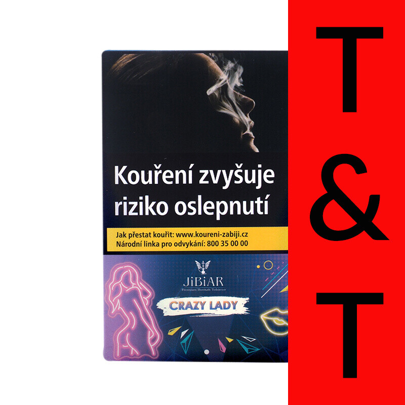 Hookah Tobacco Jibiar Crazy Lady 50 g