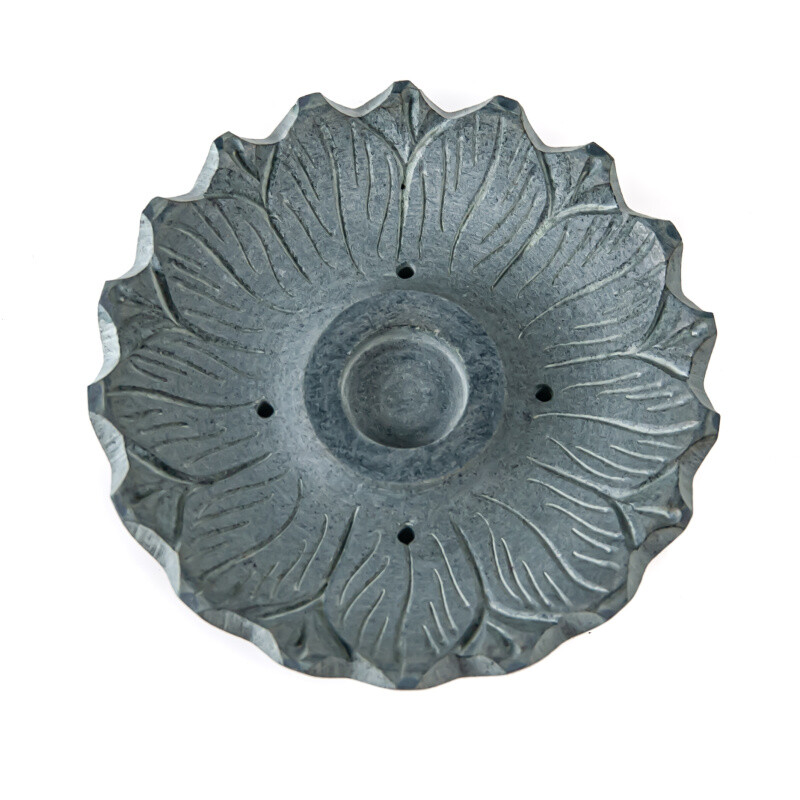 Holder Stone Lotus for Incense Sticks and Cones