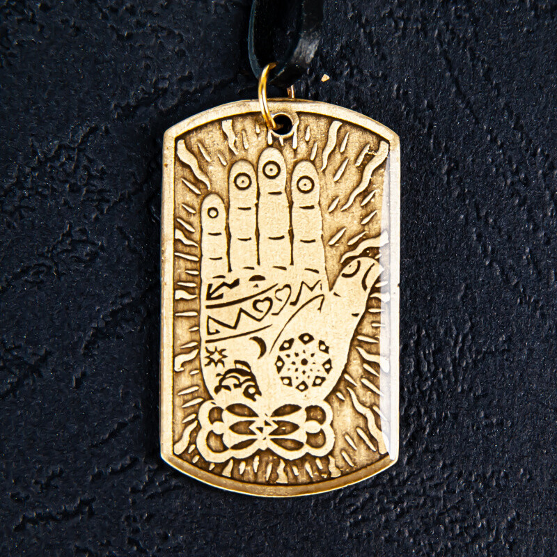 Amulet Symbol 37 Heart Hand of Krishna