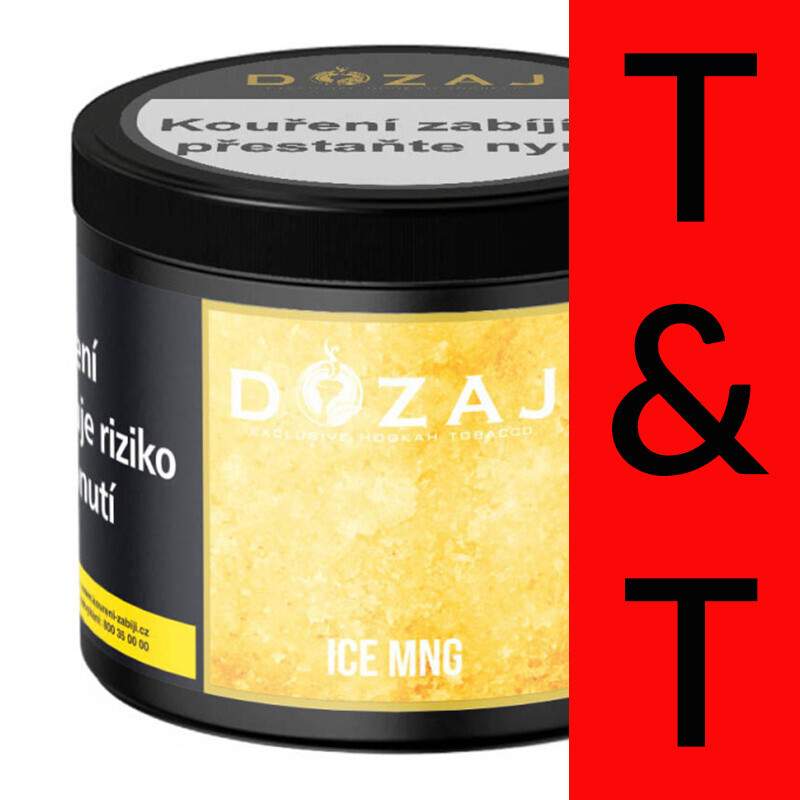 Hookah Tobacco Dozaj Gold Ice Mng 200 g