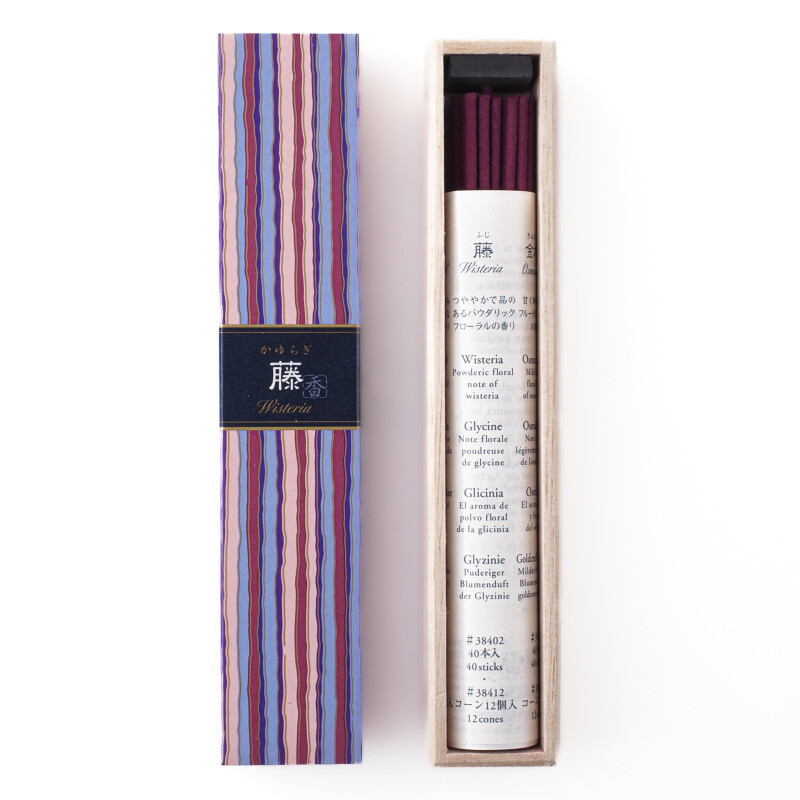 Japanese Incense Sticks Nippon Kayuragi Wisteria