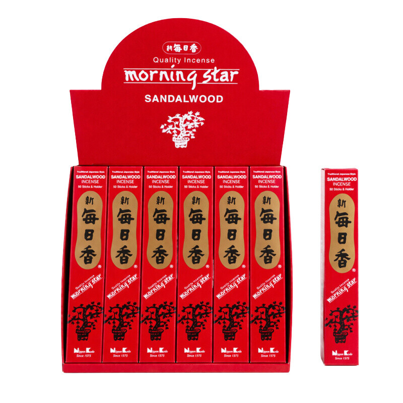 Japanese Incense Sticks Nippon M/S 50 sticks Sandalwood
