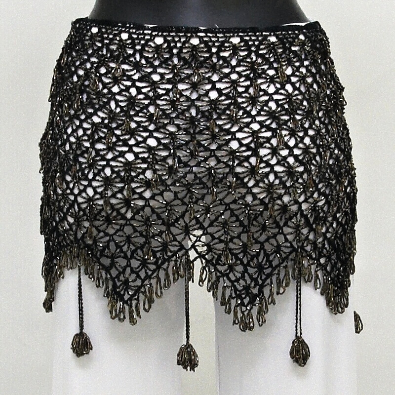 Belly Dance Shawl Ahura Black