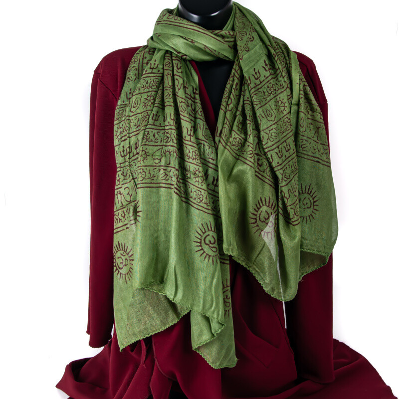 Shawl Mantra Green