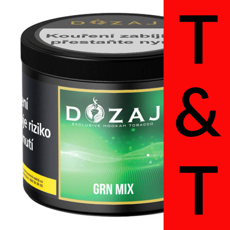 Hookah Tobacco Dozaj Gold Grn Mix 200 g