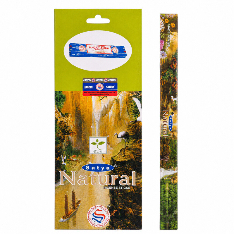 Indian Incense Sticks Satya SQ Natural