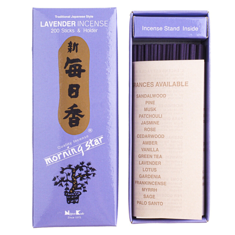 Japanese Incense Sticks Nippon M/S 200 sticks Lavender
