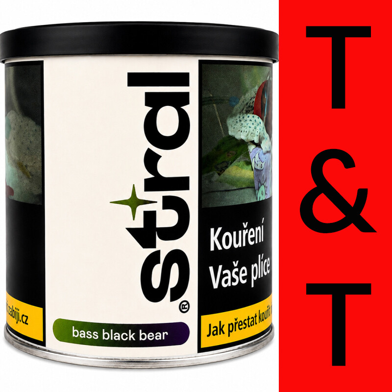 Hookah Tobacco Stral Bass Black Bear 200 g