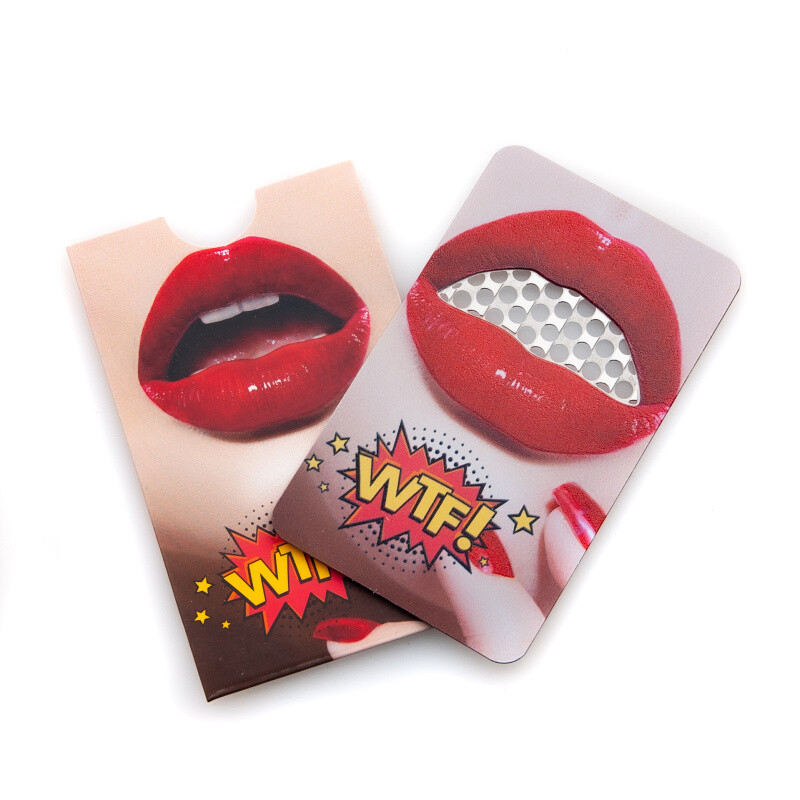 Grinder Credit Card Lips