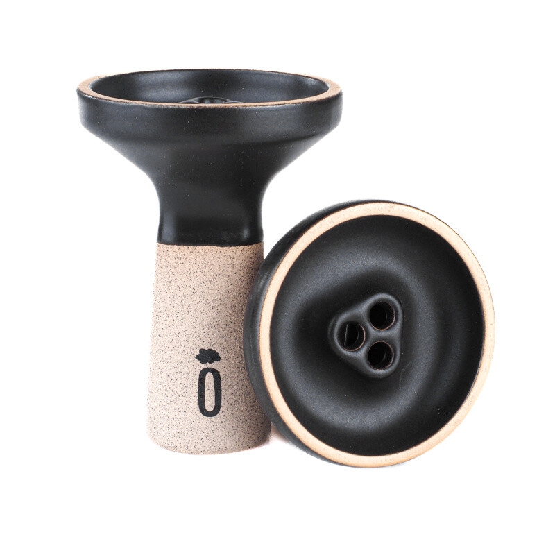 Hookah Bowl Oblako Trio Phunnel Black