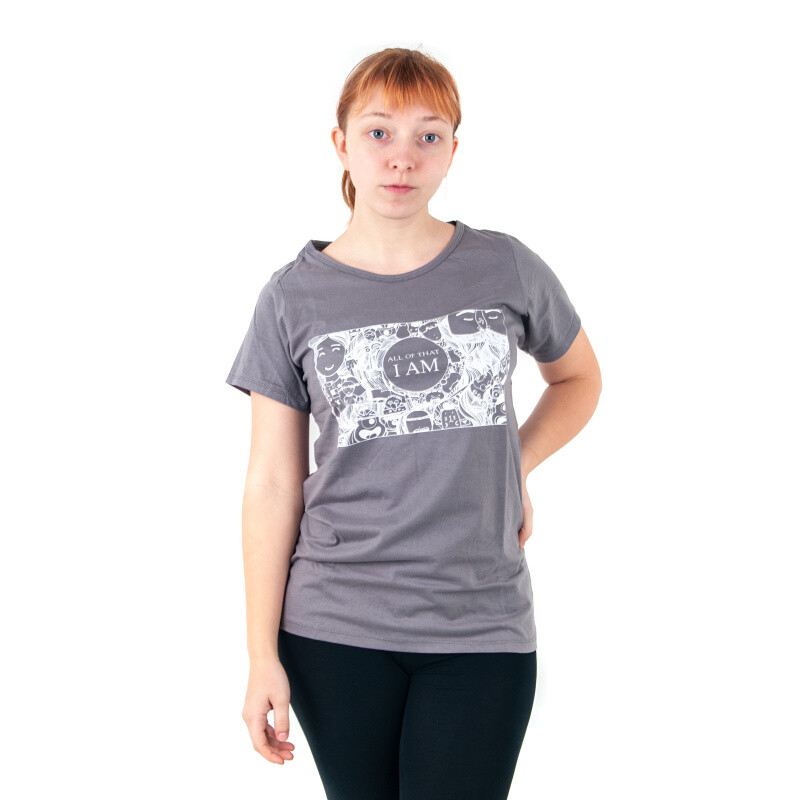 T-shirt Ladies' ALL OF THAT M Grey