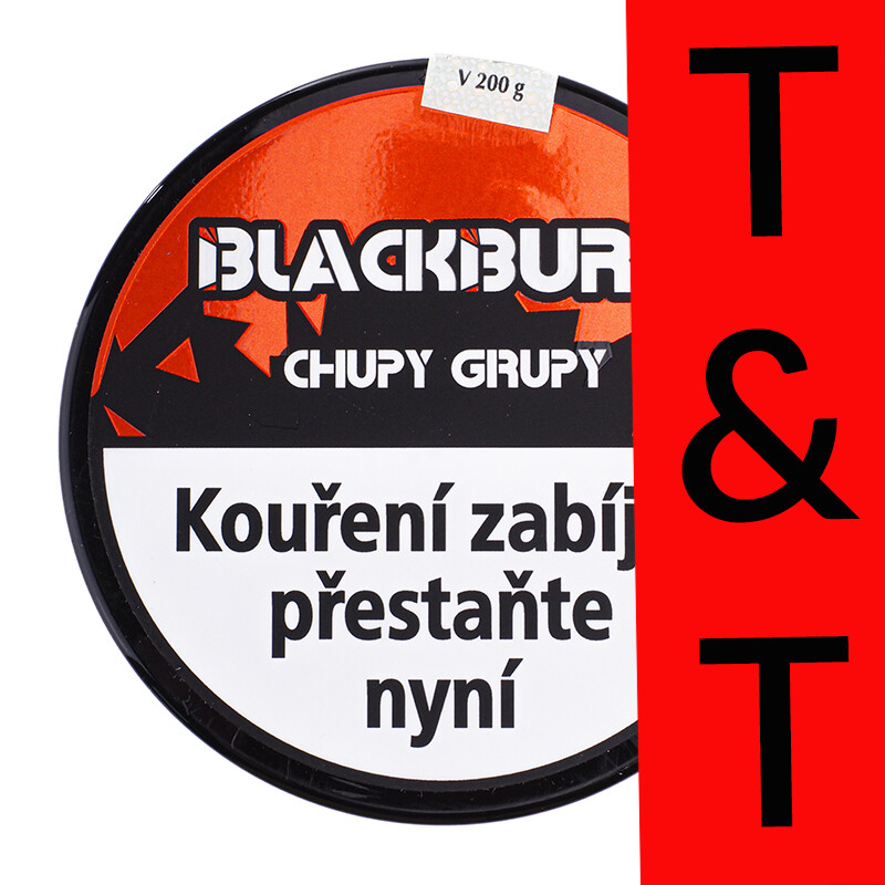 Hookah Tobacco BlackBurn Chupy Grupy 200 g