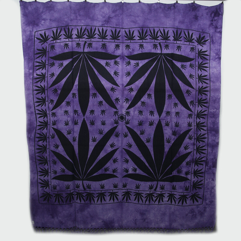 Bedspread Double Indica Purple