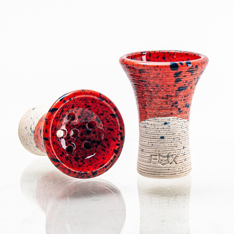 FOX Glaze Bowl Tail Red