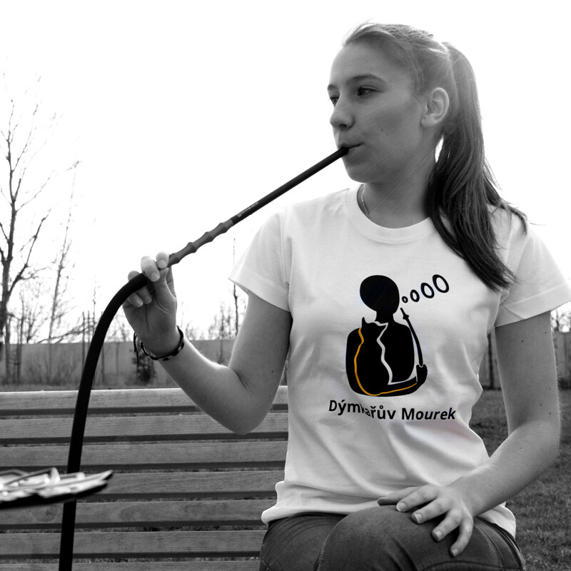 T-shirt Ladies' Dýmkařův Mourek White M