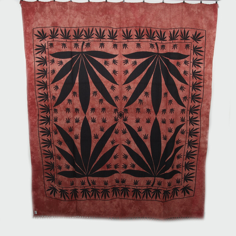 Bedspread Double Indica Red