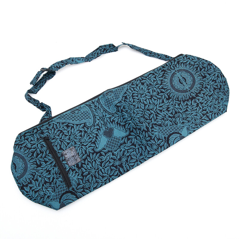 Yoga bag Leaves Turquoise