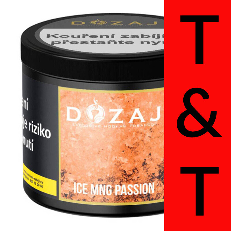 Hookah Tobacco Dozaj Gold Ice Mng Passion 200 g