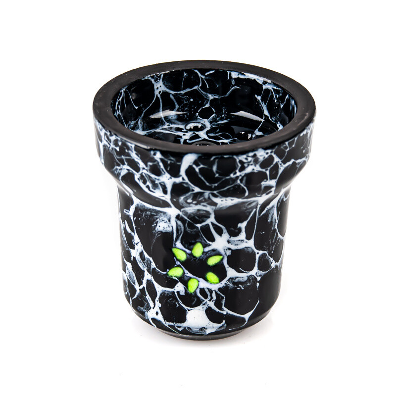 Solaris Glaze Adam Black White Bowl