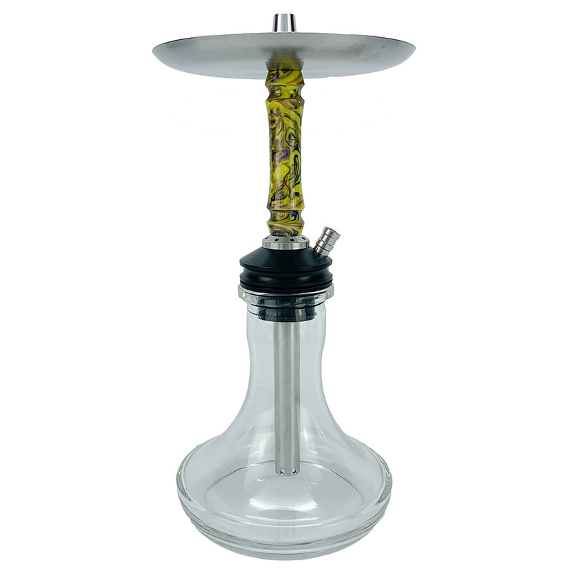 Hookah Moze Breeze Premium Yellow 38 cm Clear