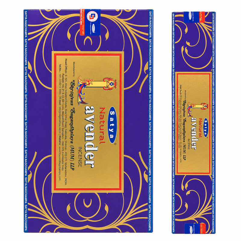 Indian Incense Sticks Satya PK Natural Lavender 15 g