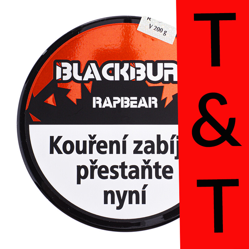 black burn tobacco Hookah Tobacco BlackBurn Rapbear 200 g