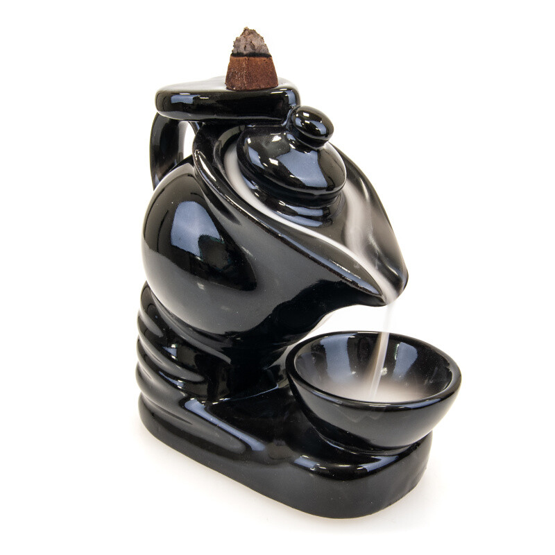 Backflow Incense Cone Holder Tea Pot