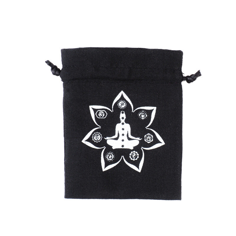 Gift Bag Yoga 8 x 11 cm Black