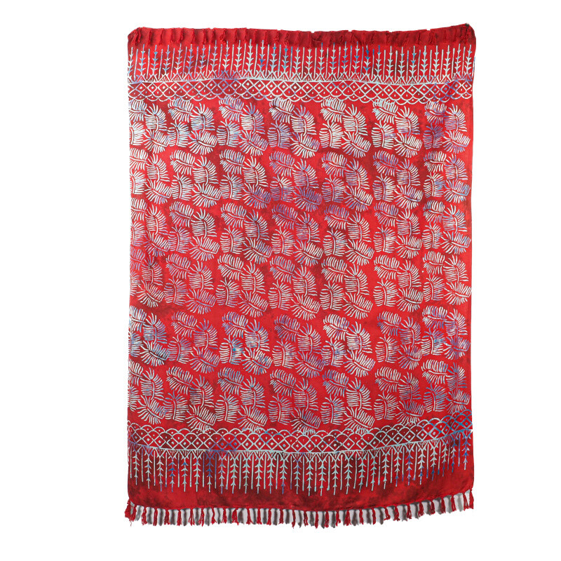 Pareo Sarong Bali Indah Red 160 x 118 cm