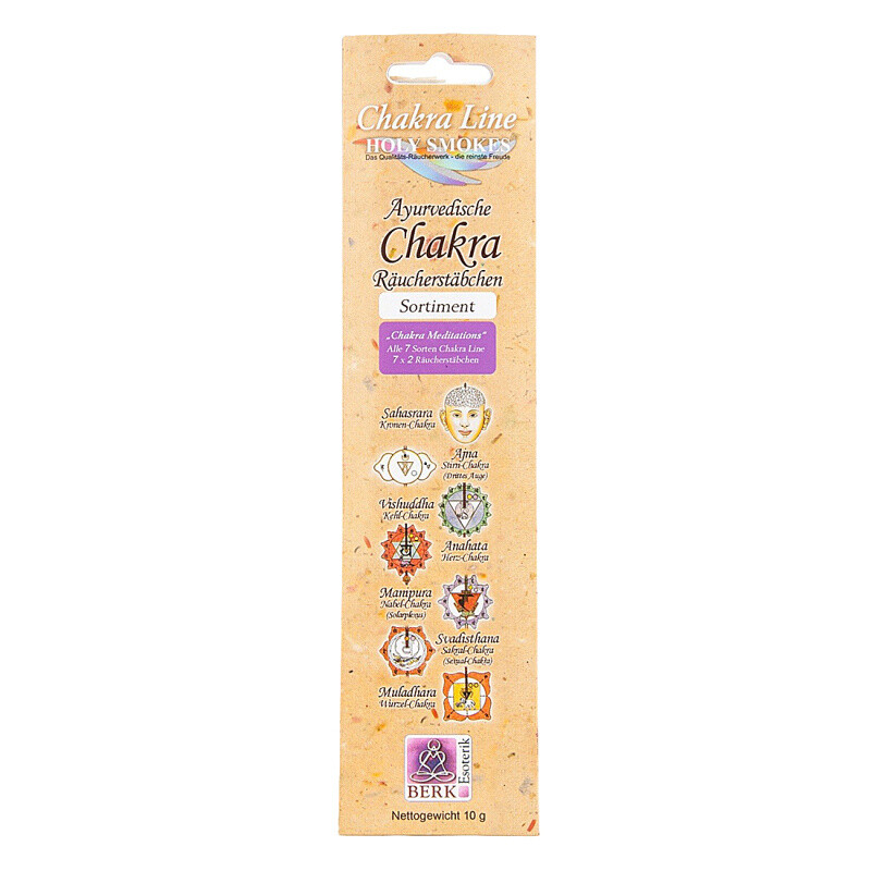 Chakra Incense Sticks Holy Smokes Chakra 7 in 1