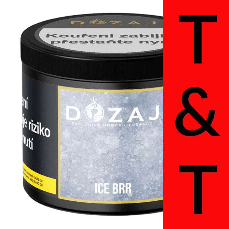 Hookah Tobacco Dozaj Gold Ice Brr 200 g