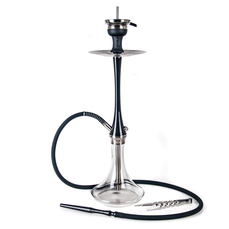 Hookah Aladin Valentino Full Carbon Black 60 cm