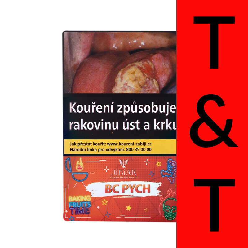 Hookah Tobacco Jibiar Bc Pych 50 g