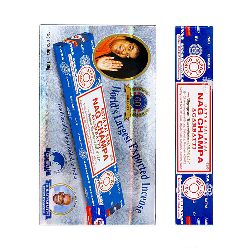 Indian Incense Sticks Satya Nag Champa 15 g