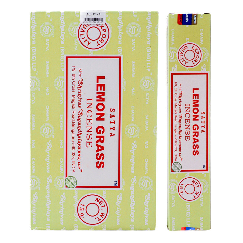 Indian Incense Sticks Satya PK Lemongrass 15 g