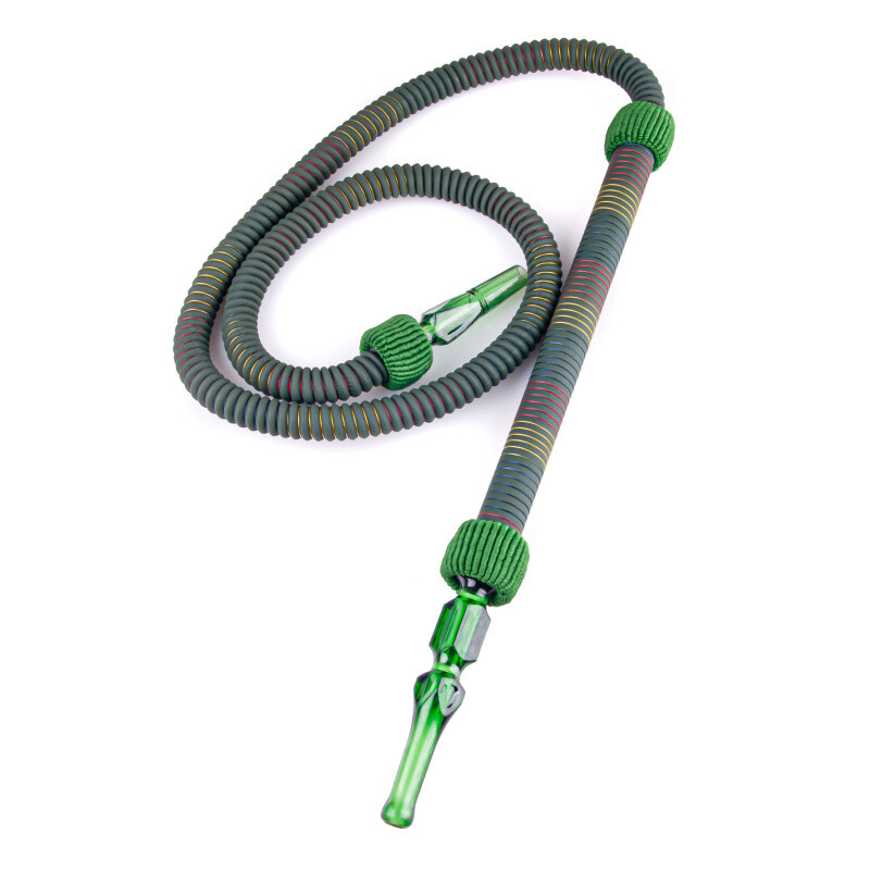 Hookah Hose Top Mark Amun 165 cm Green