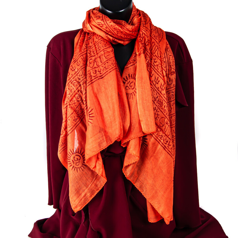 Shawl Mantra Orange